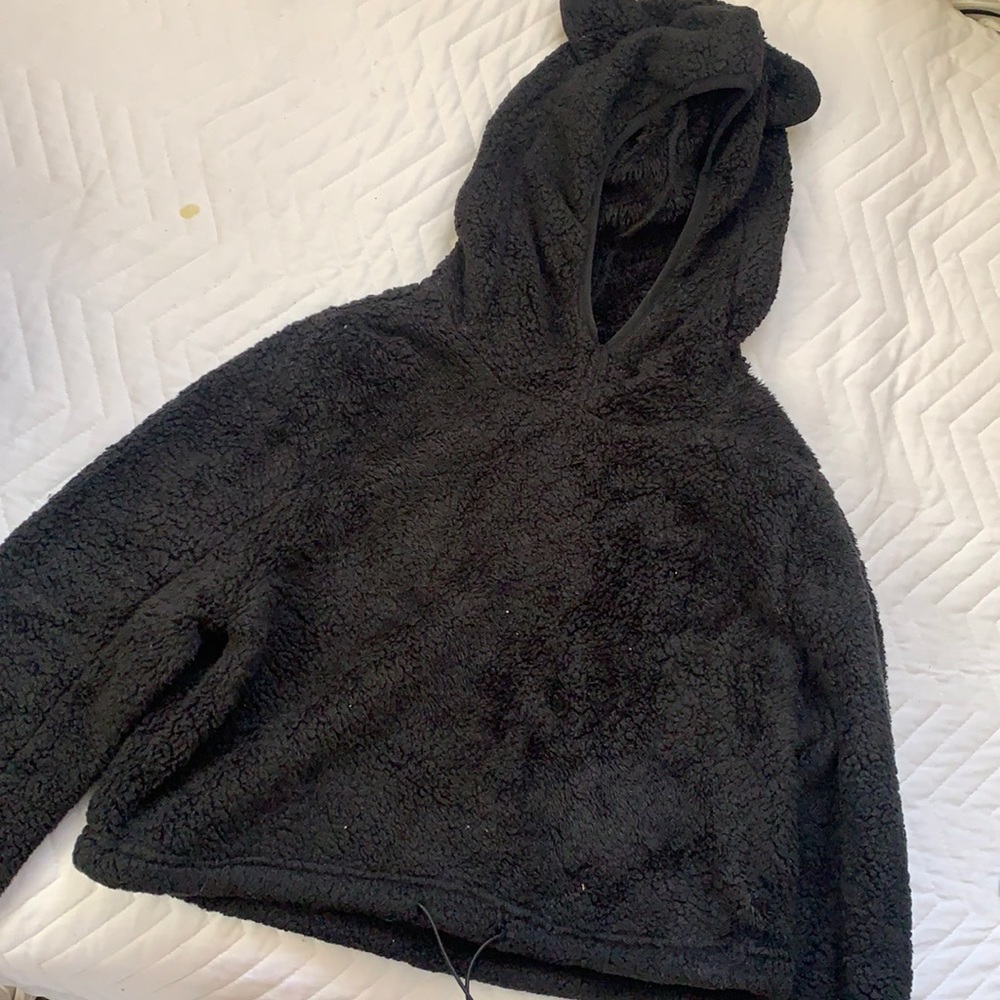 black teddy sweater
